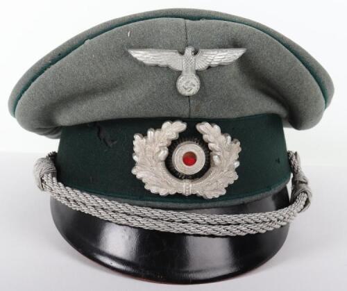 WW2 German Army Administration Officers Peaked Cap