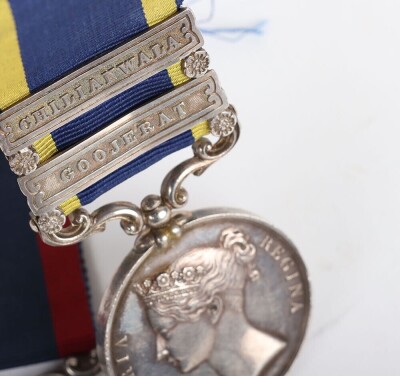Victorian Campaign Medal Pair for Service in India with the 9th Lancers - 3