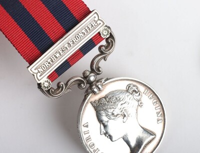 Victorian Long Service Good Conduct Medal Group of 3 to the 6th (Royal Warwickshire) Regiment for Service in India - 3