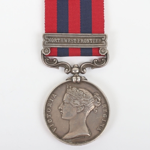 India General Service Medal 1854-95 for the North West Frontier to the Royal Warwickshire Regiment