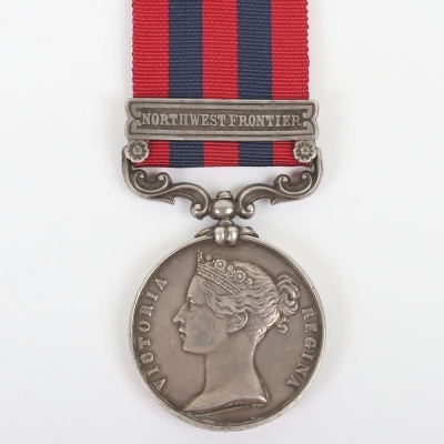 India General Service Medal 1854-95 for the North West Frontier to the Royal Warwickshire Regiment