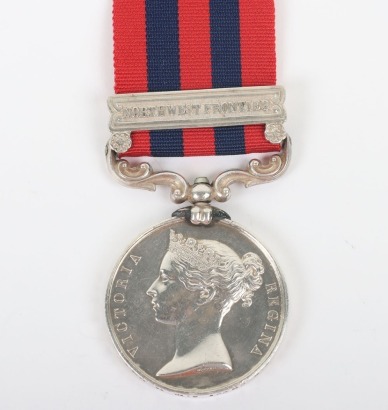 India General Service Medal 1854-95 for the North West Frontier to the Royal Warwickshire Regiment