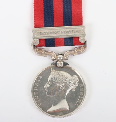 India General Service Medal 1854-95 for the North West Frontier to the Royal Warwickshire Regiment