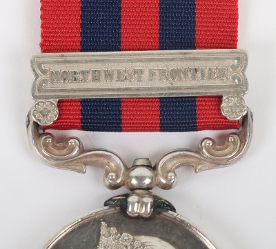 India General Service Medal 1854-95 for the North West Frontier to the Royal Warwickshire Regiment - 2