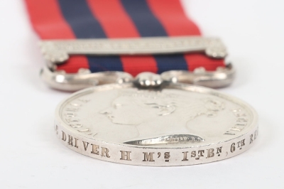 India General Service Medal 1854-95 for the North West Frontier to the Royal Warwickshire Regiment - 4