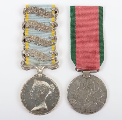 Crimean War Campaign Medal Pair to a Drummer in the Grenadier Guards