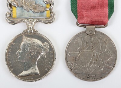 Crimean War Campaign Medal Pair to a Drummer in the Grenadier Guards - 2