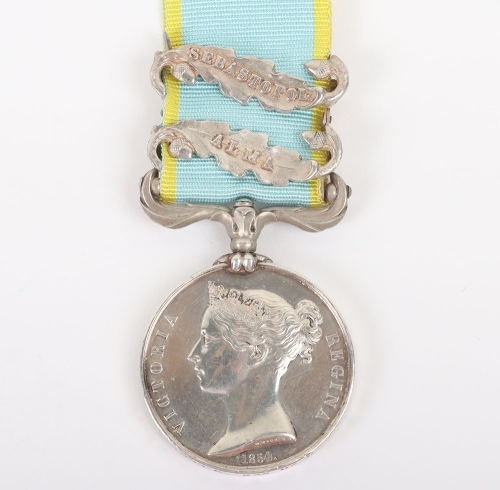 Victorian Crimea 1854-55 Medal to a Recipient in the Rifle Brigade who Died During the Campaign