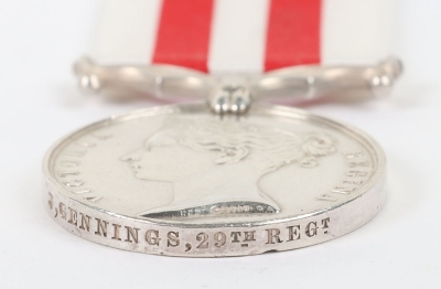 Indian Mutiny Medal to the 29th (Worcestershire) Regiment, - 2