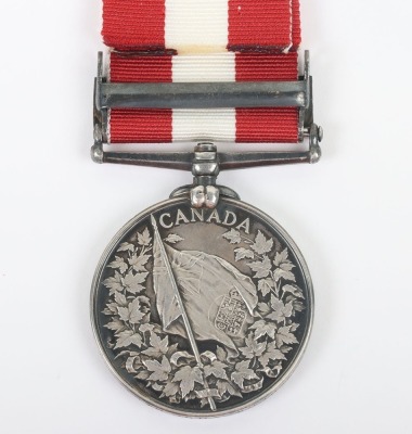 A Good 1870 Fenian Raid Canada General Service Medal to an Officer in the 61st Battalion - 2