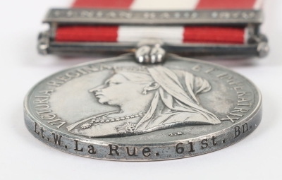 A Good 1870 Fenian Raid Canada General Service Medal to an Officer in the 61st Battalion - 3