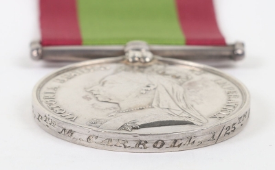 Afghanistan Medal 1878-80 to the King&rsquo;s Own Borderers - 2