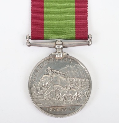 Afghanistan Medal 1878-80 to the King&rsquo;s Own Borderers - 3