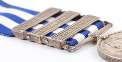 Victorian Egypt & Sudan Campaign Medal Pair, 1st Battalion Gordon Highlanders, - 5