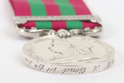 India General Service Medal 1895-1902 to the Somerset Light Infantry for Operations on the Punjab Frontier - 4