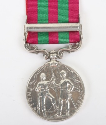 India General Service Medal 1895-1902 to the Somerset Light Infantry for Operations on the Punjab Frontier - 5