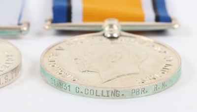 Victorian Benin River Campaign and Great War Long Service Medal Group of 3 to a Plumber in the Royal Navy - 4