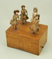 Music box with dancing dolls, French circa 1870,