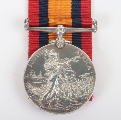 Queens South Africa Medal for the Boer War Awarded to a Royal Marine on H.M.S. Pearl - 3