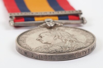 Queens South Africa medal for the Defence of Kimberley Between October 1899 and February 1900 - 2