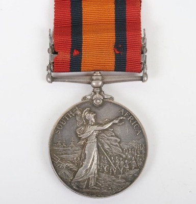Queens South Africa Medal for the 2nd Boer War to a Recipient in the 3rd Dragoon Guards who Died of Disease in 1901 - 5