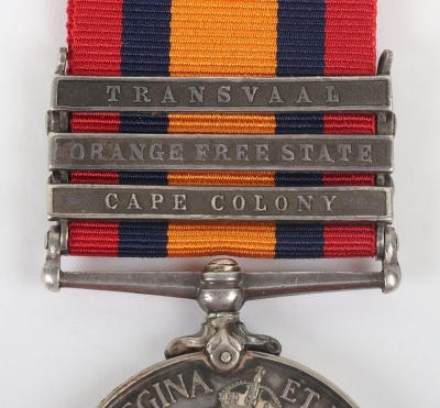 Queens South Africa medal to the Norfolk Regiment - 2