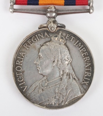 Queens South Africa medal to the Norfolk Regiment - 3