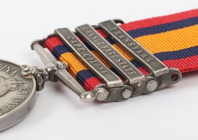 Queens South Africa medal to the Norfolk Regiment - 6