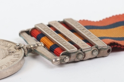 Queens South Africa Medal to the Loyal North Lancashire Regiment - 5