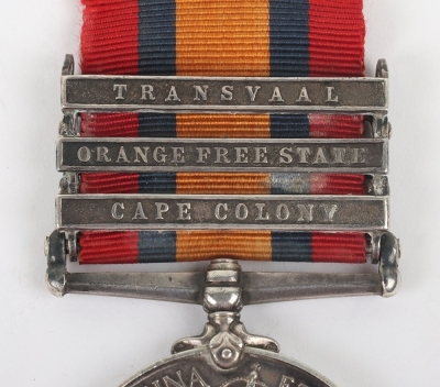 Queens South Africa Medal to the Norfolk Regiment for the 2nd Boer War, - 2