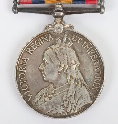 Queens South Africa Medal to the Wiltshire Regiment - 3
