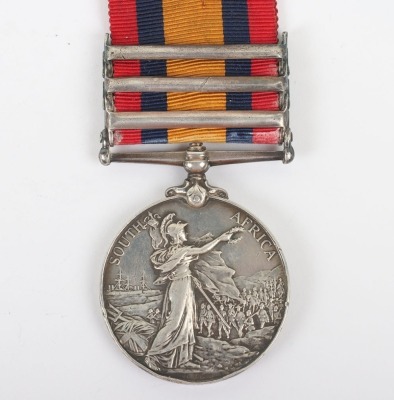 Queens South Africa Medal to the Wiltshire Regiment - 6