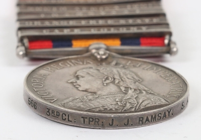 Queens South Africa Medal to the South African Constabulary - 3