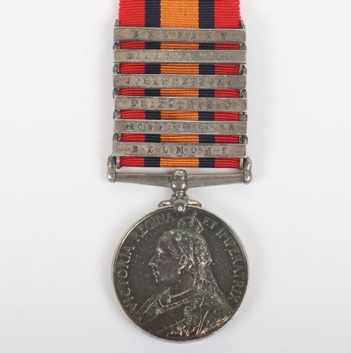 Queens South Africa Medal to the Coldstream Guards for service in the 2nd Boer War,