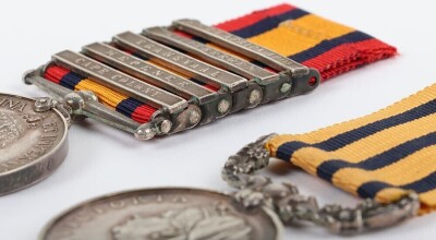British South Africa Company Rhodesia 1896 and Second Boer War Officers Pair of Medals - 4