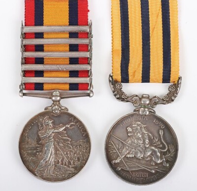 British South Africa Company Rhodesia 1896 and Second Boer War Officers Pair of Medals - 5