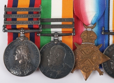 Boer War and WW1 &lsquo;Old Contemptible&rsquo; Medal Group of 6 to the Royal Field Artillery - 2