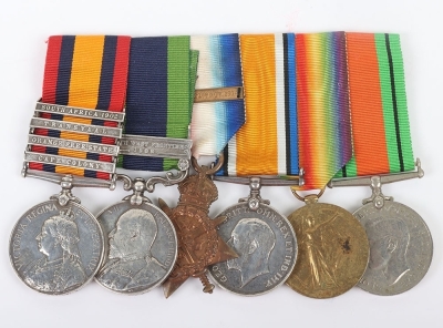 Boer War, North West Frontier & WW1 Medal Group of Six to the Seaforth Highlanders