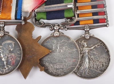 Boer War, North West Frontier & WW1 Medal Group of Six to the Seaforth Highlanders - 10