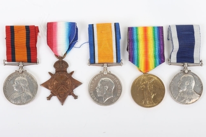 Royal Navy Long Service Medal Group of 5 Covering Continuous Service Over a 29-Year Period
