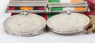 Boer War and WW1 Medal Group of Five to the Kings Royal Rifle Corps, - 6