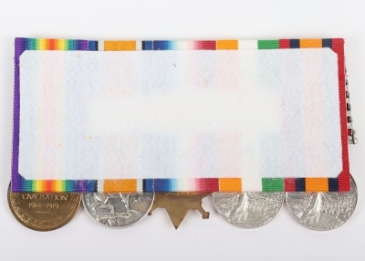 Boer War and WW1 Medal Group of Five to the Kings Royal Rifle Corps, - 8