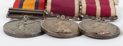 An Interesting Hampshire Regiment Home Service Meritorious Service Medal and Long Service Medal Group of Four Covering Service Over a 40-Year Period - 4