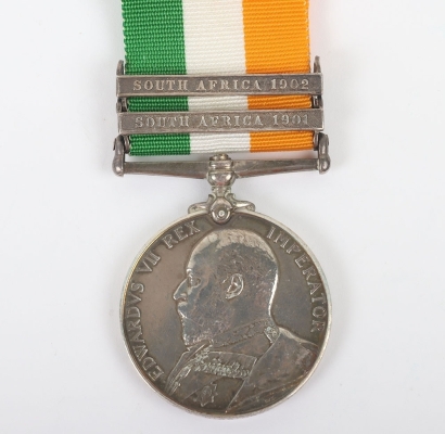 King&rsquo;s South Africa Medal to a Soldier in the Devonshire Regiment who Enlisted 3 Times Over a 27-year Period