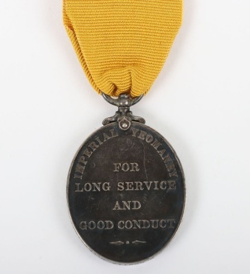 Imperial Yeomanry Long Service and Good Conduct Medal to the City of London Imperial Yeomanry (Rough Riders) - 3