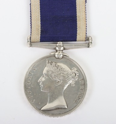 Victorian Navy Long Service and Good Conduct Medal to a Plumber on H.M.S. Tyne.