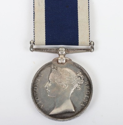 Victorian Navy Long Service and Good Conduct Medal to a Plumber on H.M.S. Hector