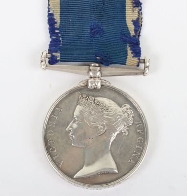 Victorian Navy Long Service and Good Conduct Medal to a Plumber on H.M.S. Victor Emanuel,