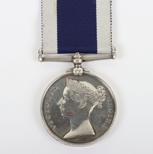 Victorian Navy Long Service and Good Conduct Medal to a Plumber on H.M.S. Revenge