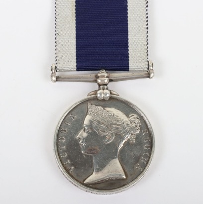 Victorian Navy Long Service and Good Conduct Medal to a Plumber on H.M.S. Revenge